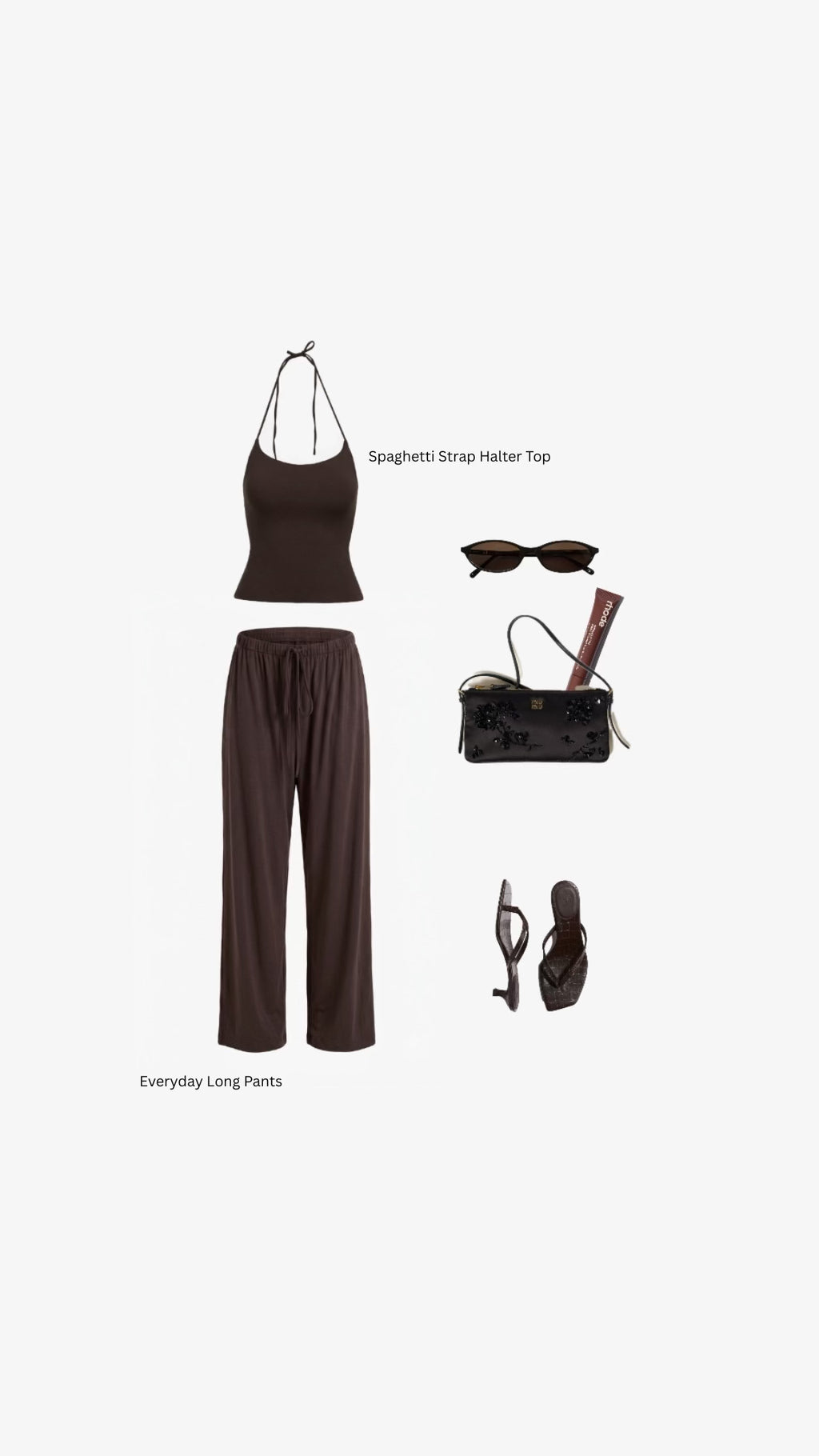 Spaghetti Strap Halter Top